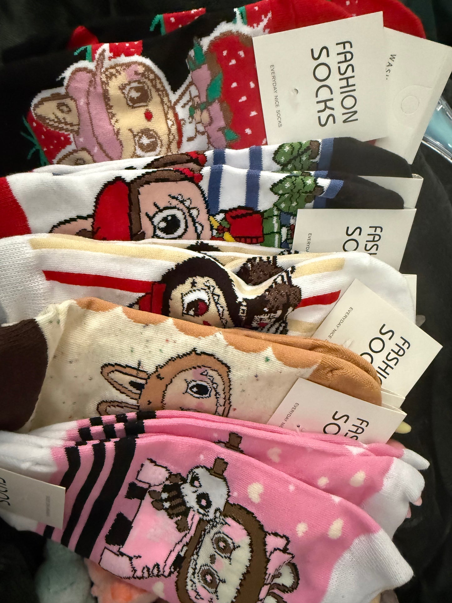 Labubu socks randomly selected