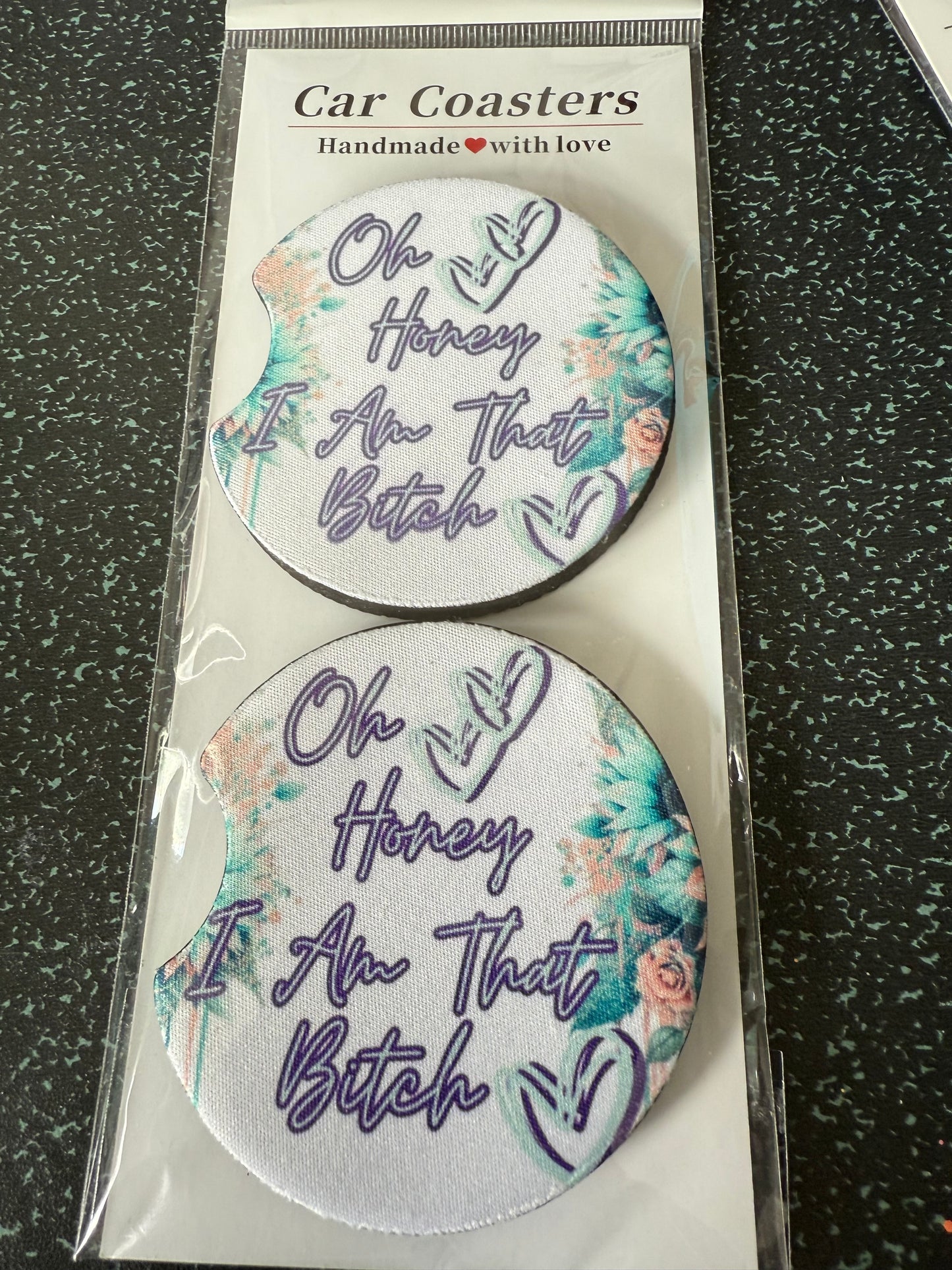 Oh honey! Car coaster