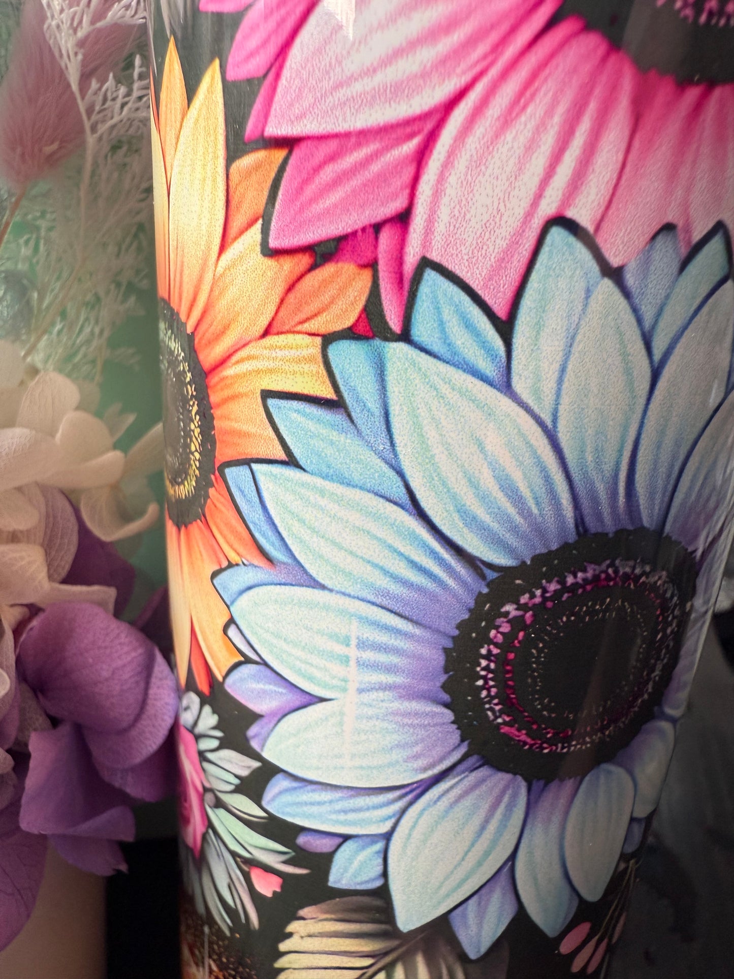 *blooper* flowers 20oz stainless steel tumbler