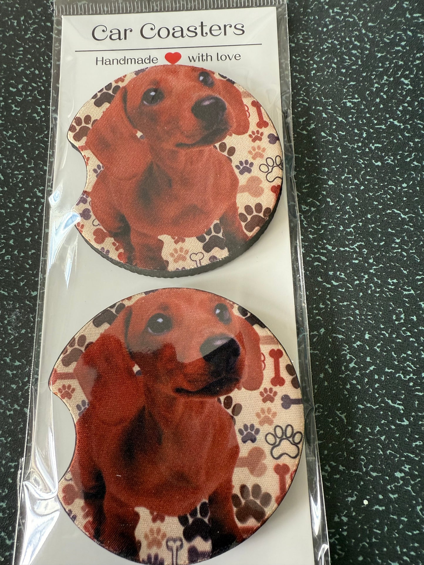 Dog car coaster