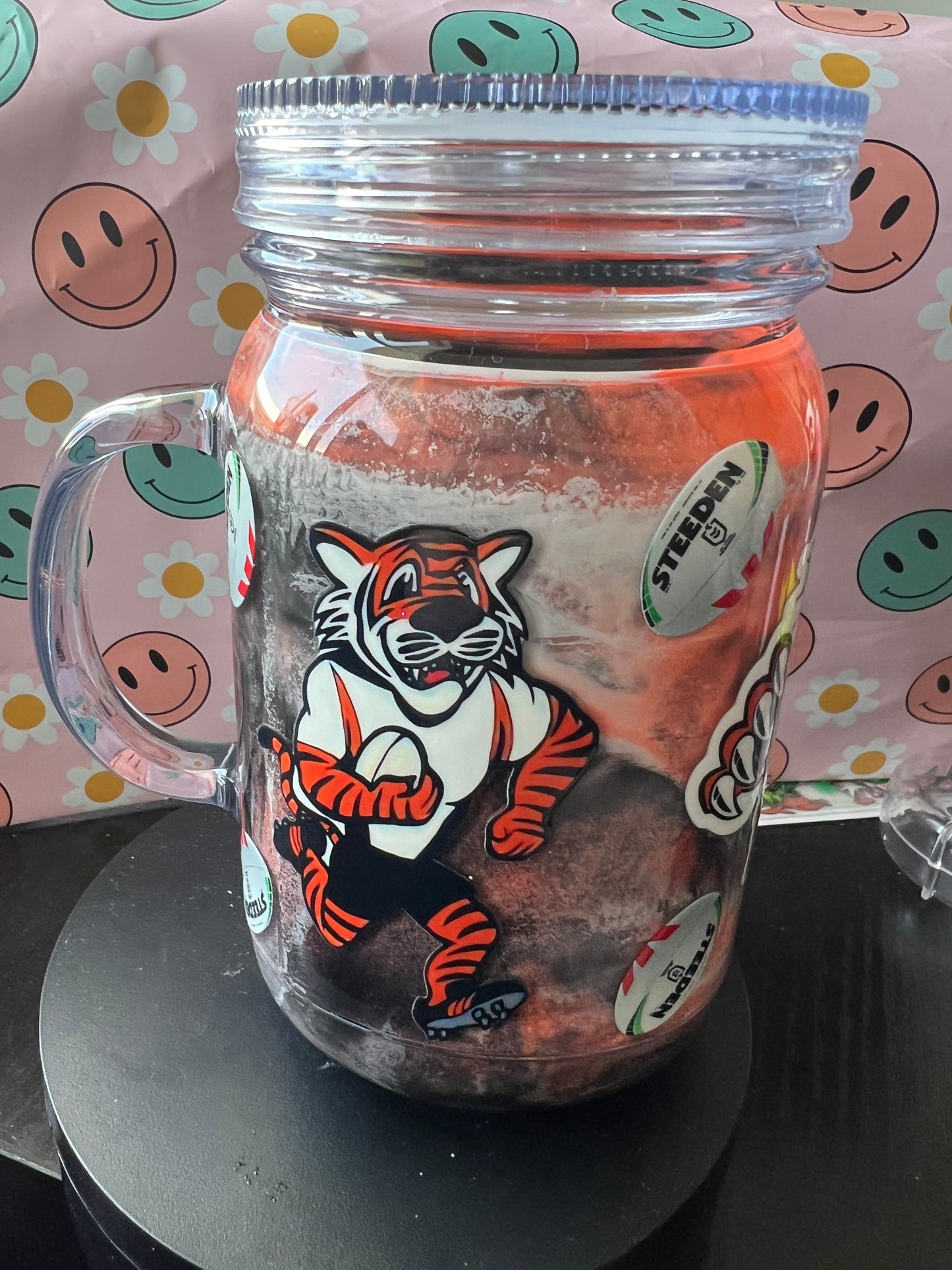Tigers Milkshake mason jar