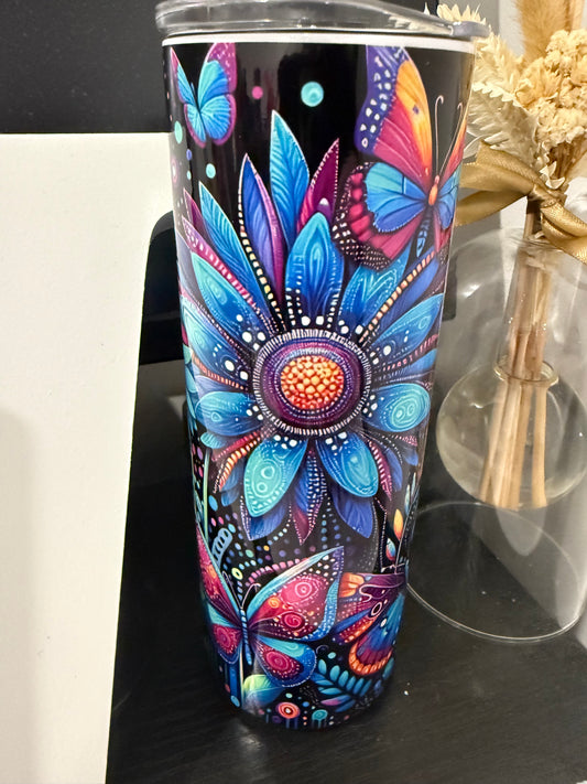 Indigenous artwork 20oz stainless steel