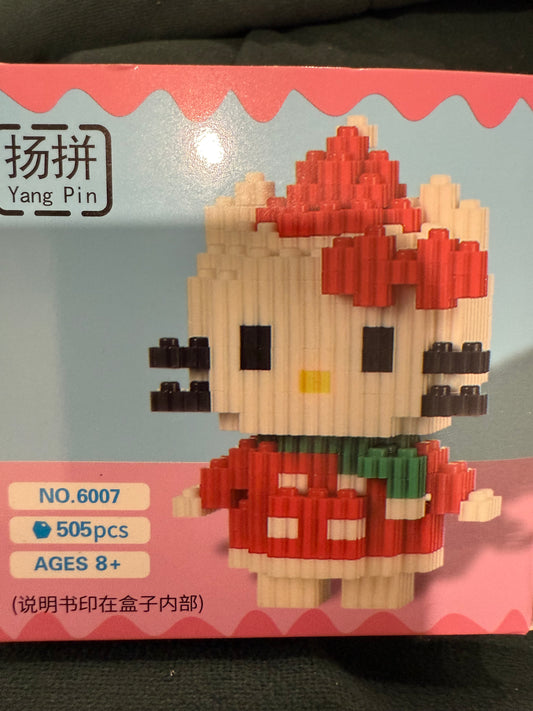 Bricks Hello Kitty red