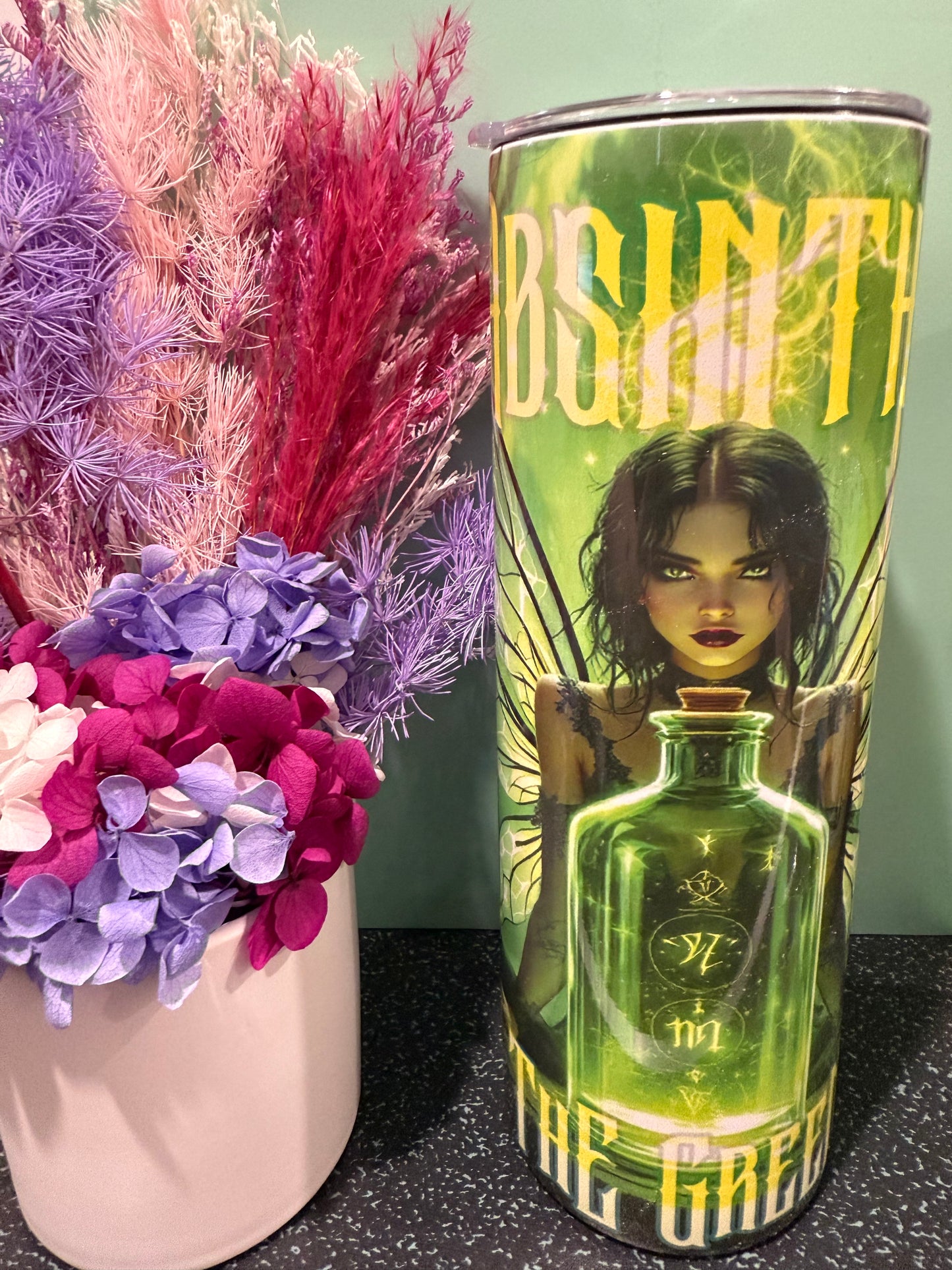 Absinthe 20oz stainless steel tumbler