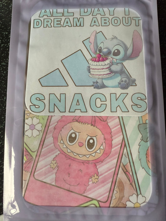 Stitch and Labubu magnets