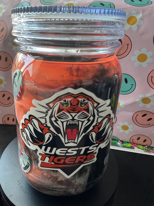 Tigers Milkshake mason jar