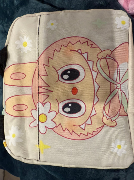 Labubu insulated lunch bag -green