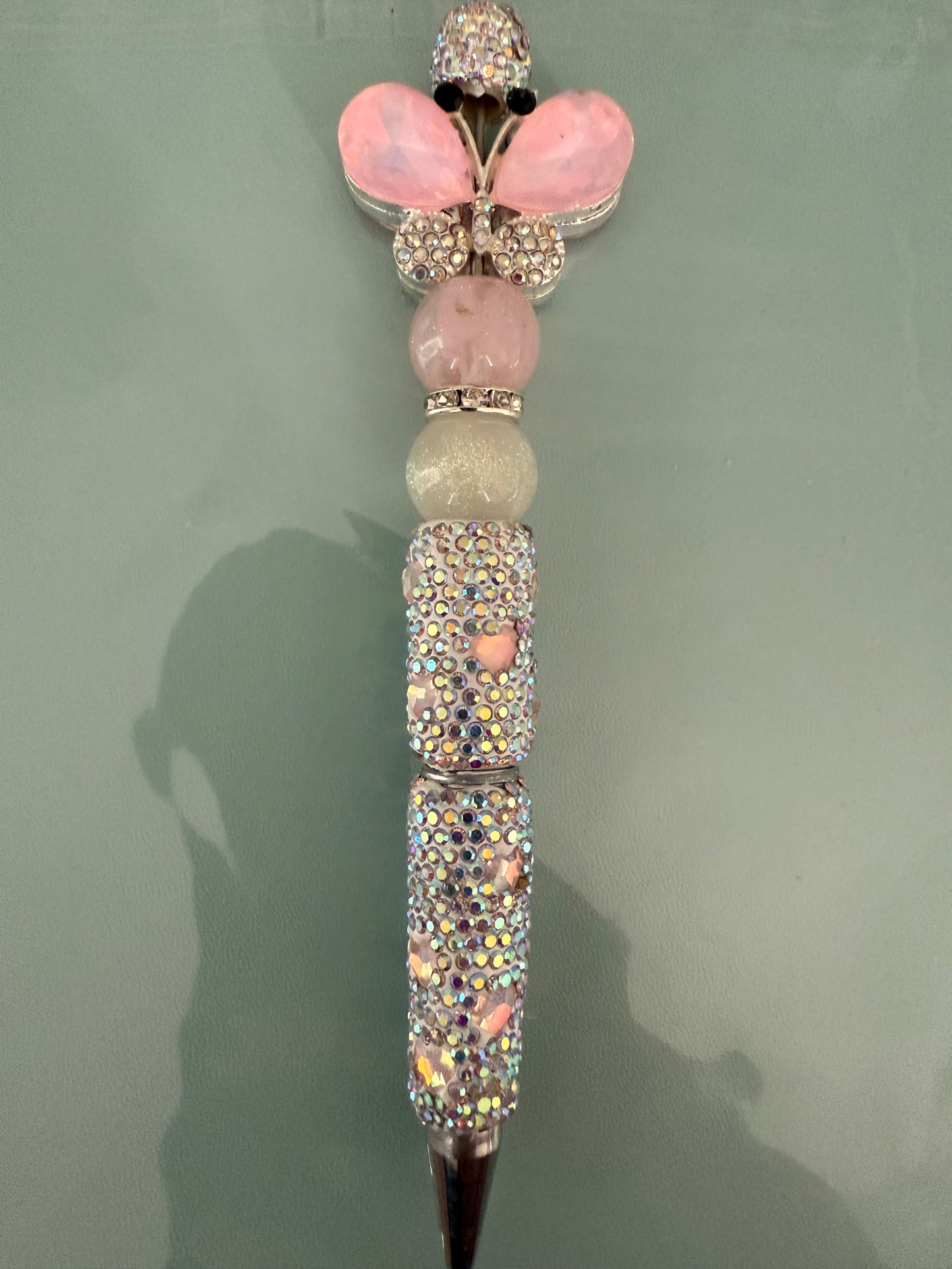 Pink Butterfly Pen