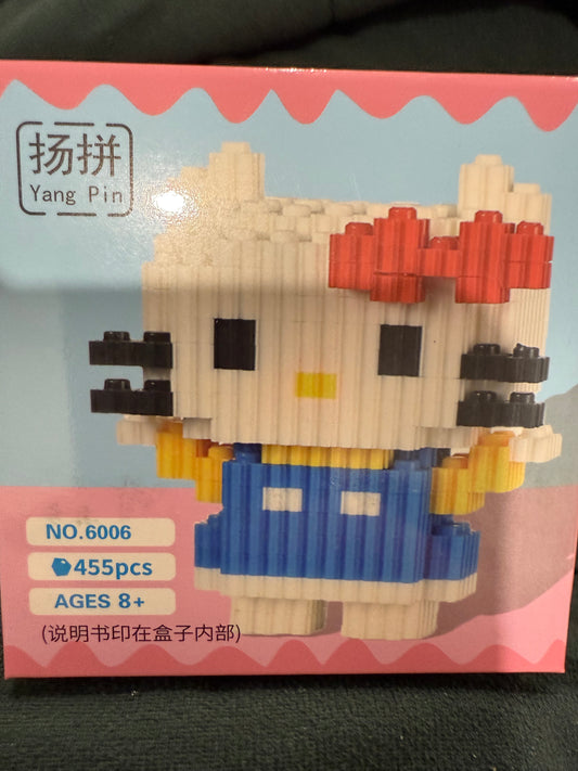 Bricks hello kitty Blue