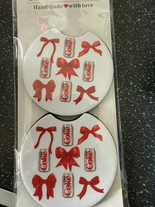 Diet Coke car coasters