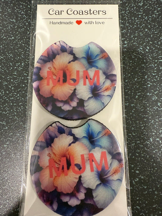 Mum 2 car coaster