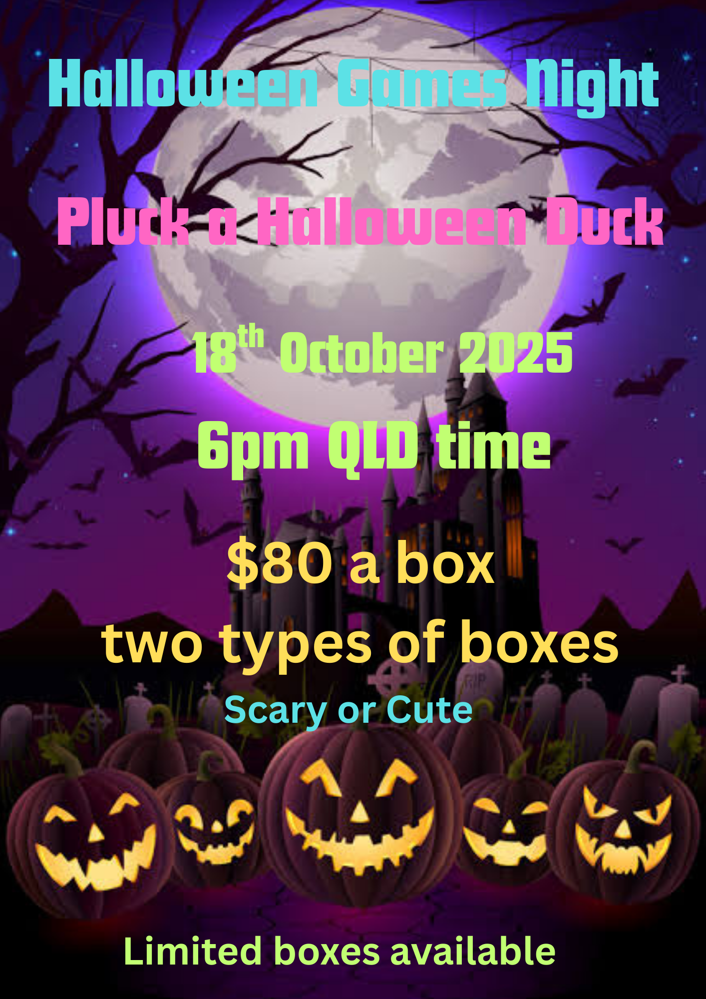 Halloween Scary Games Box