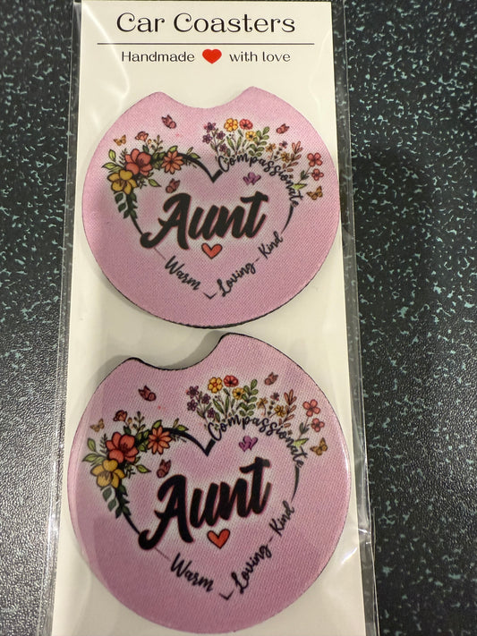Aunt Car Coaster