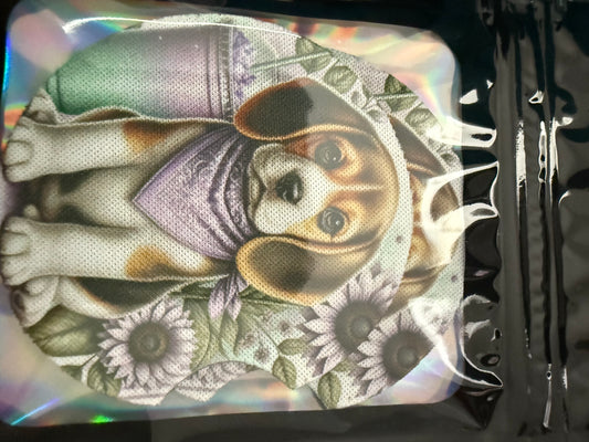 Beagle car coaster